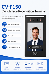 Máquina de Reconocimiento Facial con Pantalla Táctil de 7 Pulgadas, con Reinicio de Tarjeta IC/RFID, Sistema de Gestión de Asistencia y Horario Basado en Android - Product Image 4