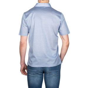 เสื้อโปโลผู้ชายขายส่ง ปักโลโก้ตามสั่ง ผ้าฝ้ายนุ่ม สวมใส่สบาย เหมาะสำหรับชุดยูนิฟอร์มบริษัทและงานอีเว้นท์ - Product Image 3