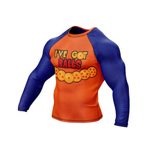 Rashguard Homme Personnalisable de Qualité Supérieure, Léger, Manches Longues, Col Rond Uni, Respirant, Séchage Rapide, Coupe Classique - Product Image 3