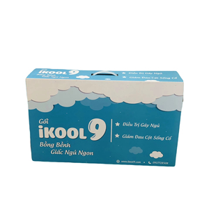 Private Label IKOOL Rectangle Corrugated Board Rigid <b>Boxes</b> with <b>Recycled</b> Materials 50x10x30cm for Pillow Packaging - Product Image 1