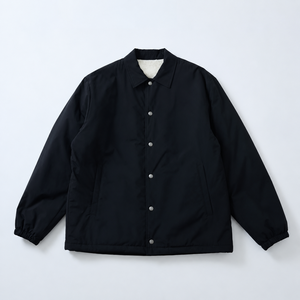 TS LEATHER <b>Men's</b> Sporty Classic <b>Jacket</b> Faux Fur Lining Stand Collar Breathable Windproof Polyester Relaxed Fit Covered Button - Product Image 1