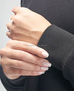 Sudadera con Capucha Corta de Algodón para Mujer, Personalizable con Logotipo, al por Mayor, Informal, de Punto Sólido - Product Image 6