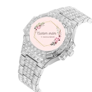 Relojes Personalizados con Incrustaciones de Diamantes, Movimiento Automático de Lujo, Acero Inoxidable, Estilo Hip Hop, Reloj VVS Moissanite para Hombre y Mujer - Product Image 5