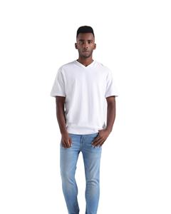 Camiseta de Cuello en V para Hombre, Tejida, con Estampado Digital, Transpirable, de Secado Rápido, para Gimnasio, Fitness, Verano, Manga Corta, Color Sólido, Talla Grande - Product Image 1