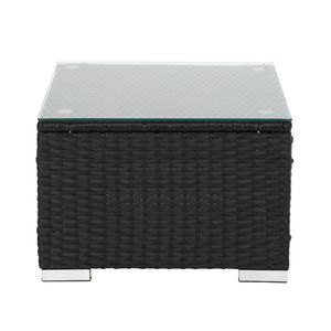 Lettini prendisole neri a quattro fili, a tre sezioni, con piano piatto - Product Image 6