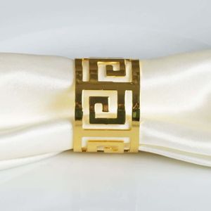 Elegant Metal Napkin Ring <b>Set</b> <b>for</b> Party <b>Dining</b> <b>Table</b> Decoration Durable Eco-Friendly Stylish Polished Finish - Product Image 6