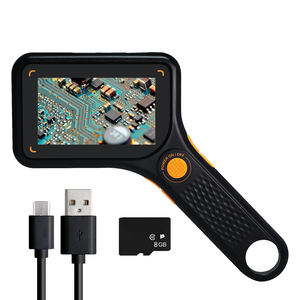 Microscope numérique 500X avec écran IPS 3.0 ", autofocus, prise en charge de la carte TF 64 Go, photo et vidéo avec 8 lumières LED pour Windows/Mac - Product Image 1