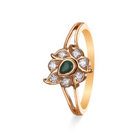 Vente chaude Bague de fiançailles unisexe faite à la main en or plaqué avec sertissage de moissanite blanche transparente à taille brillante, exportation