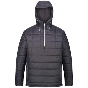 Chaqueta de invierno para hombre acolchada ligera y resistente al agua acolchada personalizada, Parka plegable, Abrigo acolchado con capucha con opciones OEM - Product Image 1