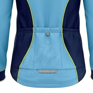 Athletic <b>Cycling</b> <b>Jacket</b> With Wind Resistant Fabric Breathable Panels Full Front Zipper Lightweight Feel And <b>Reflective</b> Elements - Product Image 6