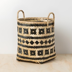 Cesta de bambú para decoración del hogar, cestas de almacenamiento de Material Natural para la exportación de Vietnam, precio barato, venta al por mayor - Product Image 1