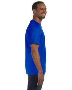 Camiseta de Manga Corta para Hombre, Cuello Redondo, Algodón/Poliéster, Clásica, Tri-Blend, Color Azul, Corte Holgado, Secado Rápido - Product Image 2