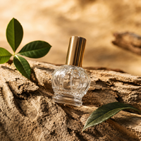Bouteille de parfum portable mini rechargeable en verre de 15 ml pour voyage, vente en gros pour fabricants, avec logo sérigraphié