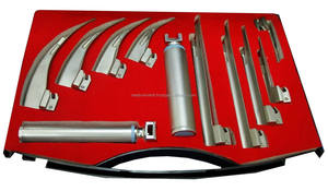 Set de Laringoscopio Eléctrico LED de Acero Inoxidable Macintosh Miller, Instrumentos de Diagnóstico ENT con Certificación CE ISO, Kit de Intubación para Anestesia EMT - Product Image 4