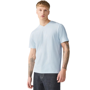 T-shirt col rond coupe classique pour homme, manches courtes, décontracté, personnalisable, en jersey de coton, pour usage quotidien, vêtement basique, haut, fabrication OEM - Product Image 2