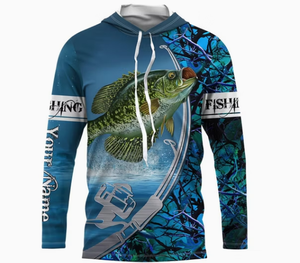 Camisetas de Pesca de Manga Larga con Logotipo Personalizado por Sublimación Completa, Nuevo Diseño - Product Image 3