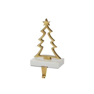 Support moderne en métal pour chaussettes de Noël, pour une présentation festive sur la cheminée, durable, personnalisable, pour les étagères de cheminée, les salles familiales, l'hiver - Product Image 5