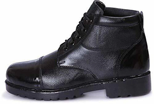 High Quality Leather Boots For Men Stylish <b>Ankle</b> Length Lace Up Boots With Cushioned Insole Non Slip Sole For Casual Formal - Product Image 5