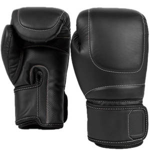 Gants de boxe entièrement personnalisés, logo personnalisé, cuir véritable de haute qualité, respirants, fermeture à boucle et crochet, sparring en extérieur - Product Image 1