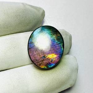 Natural Purple <b>Fire</b> Labradorite Heart Cut Loose Gemstone Zubeda <b>Gems</b> From Rajasthan for Jewelry Making Pendant - Product Image 4