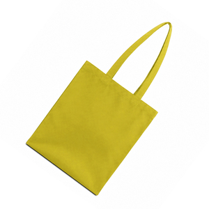 Sac fourre-tout durable à longue poignée avec poignées de couleur unie et motif ondulé imprimé en coton pour usage quotidien - Product Image 2