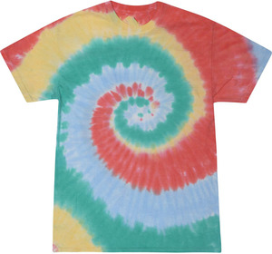 Women's <b>Tie</b> <b>Dye</b> Sexy Top Customized Design Printed 100% Cotton Knitted <b>T</b>-<b>Shirt</b> Streetwear Fashion Style - Product Image 3
