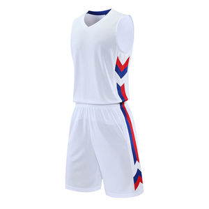 Último Diseño Personalizado de Uniformes de Baloncesto Sublimados y Reversibles con Bordado, Conjunto de Uniformes de Baloncesto para Hombre al Por Mayor - Product Image 1