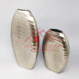 Latest Design Modern Home <b>Decorative</b> Metal Table Decor <b>Vase</b> for Home Modern Home Decor Aluminium Nickel Plating Table <b>Vase</b> - Product Image 3