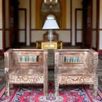 CHAISE EN TECK VIEILLI - Chaise de luxe personnalisée en bois massif de teck, qualité supérieure, décoration vintage à combiner - MOQ 1 conteneur seulement - Product Image 3