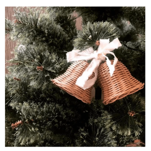 Campana Tradicional de Ratán Tejido para Árbol de Navidad y Decoración del Hogar - Product Image 5