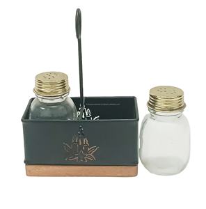 ที่น่าตื่นตาตื่นใจโลหะแคดดี้ภาชนะจัดเก็บแคดดี้ที่ทันสมัยหลายช่องเหล็กชุบสังกะสีโลหะผู้ถือแคดดี้ครัวและบ้าน - Product Image 2