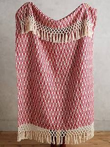 Manta decorativa tejida 100% algodón estilo bohemio con borlas para sofá y cama - Product Image 2