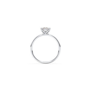 Bague solitaire en or massif 14 carats avec diamant de laboratoire certifié REYES IGI, diamant HPHT CVD, pour fiançailles - Product Image 6