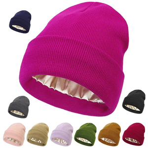 Gorro Color Crema 100% Acrílico Tejido a Máquina Diseño Sólido Talla Adulto 56-58CM Unisex Casual Gorro de Invierno - Product Image 5