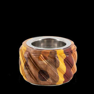 Brûleur à oud en bois et résine de style arabe opulent pour l'aromathérapie haut de gamme à domicile, la décoration de majlis et l'ambiance festive du ramadan - Product Image 5