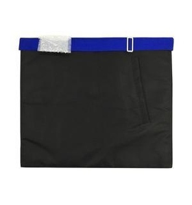 Tablier de Maître Maçon Loge Bleue - Bleu Royal avec Trois Rosettes, Régalia Maçonnique, Tablier Cérémoniel Franc-Maçon, Fournisseur en Gros OEM - Product Image 3