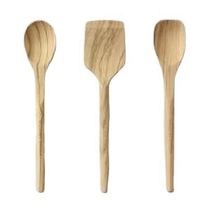 ชุดช้อนทำจากไม้แบบไม่ติด,ชุดช้อนไม้พายสำหรับใช้ในครัวชุดเครื่องครัวอาหารเย็นชุดโต๊ะเสิร์ฟอาหาร - Product Image 1