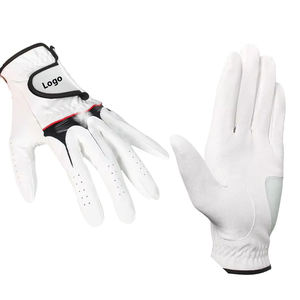 Guantes de Golf con Nuevo Diseño Elegante, Profesionales, de Piel de Oveja, con Logotipo Personalizado, para Mano Izquierda, Agarre Completo y Fuerte para los Dedos - Product Image 4