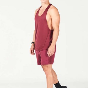 Débardeur de sport tricoté de haute qualité pour homme, col rond ample, respirant, idéal pour l'entraînement estival et la gym - Product Image 3