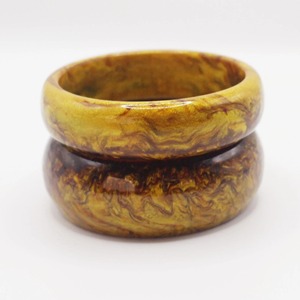 Brazaletes de Resina Negro Intenso, Brazaletes de Resina de Color Sólido, Brazaletes de Resina con Acabado Liso, Artículo de Venta al Por Mayor de Fábrica Personalizado, Brazaletes de Resina - Product Image 2
