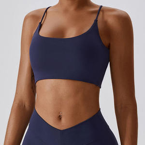 Hot Sale Women's Fitness Sports <b>Bra</b> High Quality 4 Way <b>Stretch</b> Breathable Eco-Friendly Medium Elasticity XS Customizable Front - Product Image 3