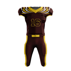 Uniforme de Fútbol Americano Unisex Corto, Transpirable y que Absorbe la Humedad, Hecho a Medida, Precio de Fábrica, MOQ Bajo, Fabricación Profesional - Product Image 2