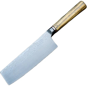 Burraq Custom Handmade Stainless Steel Chef Cleaver Multi-Functional <b>Knife</b> Wood <b>Handle</b> DIY Grade OEM/ODM 10-Inch 2mm Thick Model - Product Image 1