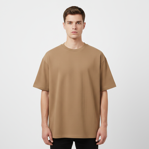 Camisetas Promocionales Personalizadas de Corte Holgado para Hombre, 100% Algodón, Unisex, Estilo Urbano, con Características Transpirables y Anti-Pilling - Product Image 1