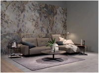 Panneaux muraux en pierre naturelle ignifuges, imperméables et flexibles, motif géométrique, décoration intérieure et extérieure