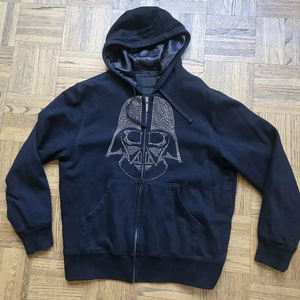 Sweat-shirt d'hiver personnalisé pour fabricant sur mesure, grande taille, avec logo personnalisé en strass, style streetwear décontracté et tendance - Product Image 1