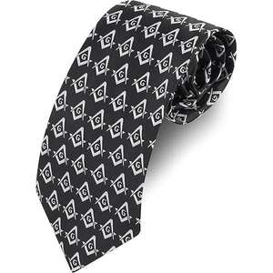 Noeuds papillon brodés à rayures faits main de haute qualité avec logo maçonnique personnalisé pour hommes - Product Image 1