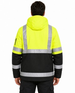 New Arrival Reflective Safety Winter <b>Jacket</b> Waterproof Workwear with OEM ODM Service Safety <b>Jacket</b> for Men and Women's - Product Image 2
