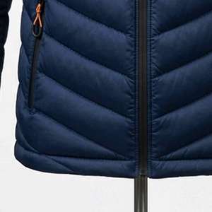 Doudoune matelassée pour homme, prix de gros, doudoune d'hiver personnalisée, manteau brillant, design araignée, doudoune unisexe - Product Image 6