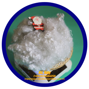 Prix usine – Fibre de polyester vierge blanche 15D HC écologique, fibres creuses conjuguées 3D/7D pour jouets en peluche et oreillers, recyclée (type béton) - Product Image 4